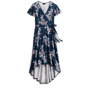 FORTUNE + IVY
Irene Faux Wrap Brushed Knit
Maxi Dress